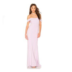 NWT Likely x Revolve Bartolli Gown - Floor Length Bardot Off the Shoulder Size 4